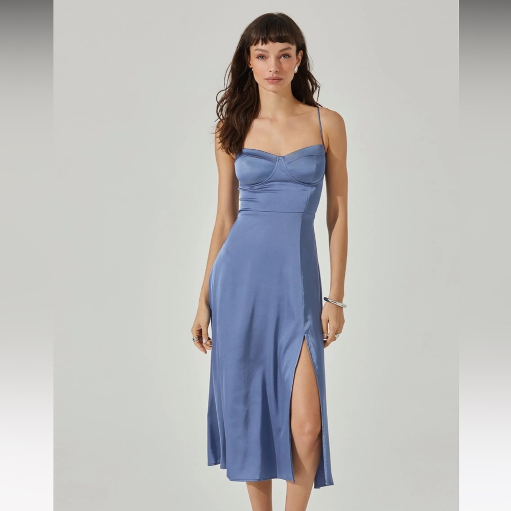 ASTR the Label Bustier Satin Dress - LIKE NEW size S